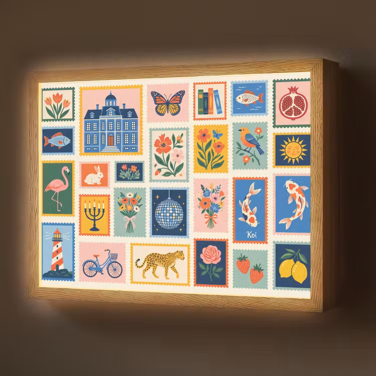 Lightbox - Wandlamp - Gebouw - Koepel - Architectuur - Klassiek - Grijs — 1