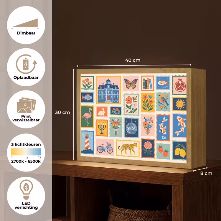 Lightbox - Wandlamp - Gebouw - Koepel - Architectuur - Klassiek - Grijs — 10