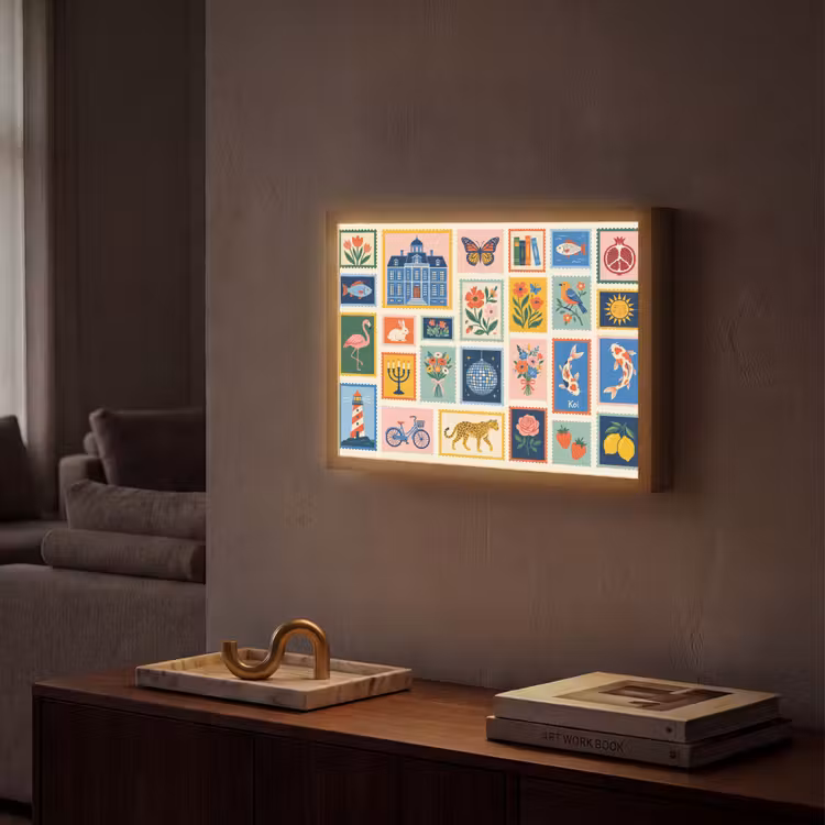 Lightbox - Wandlamp - Gebouw - Koepel - Architectuur - Klassiek - Grijs — 2