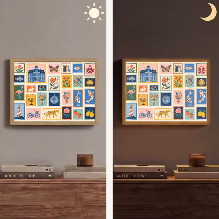 Lightbox - Wandlamp - Gebouw - Koepel - Architectuur - Klassiek - Grijs — 6