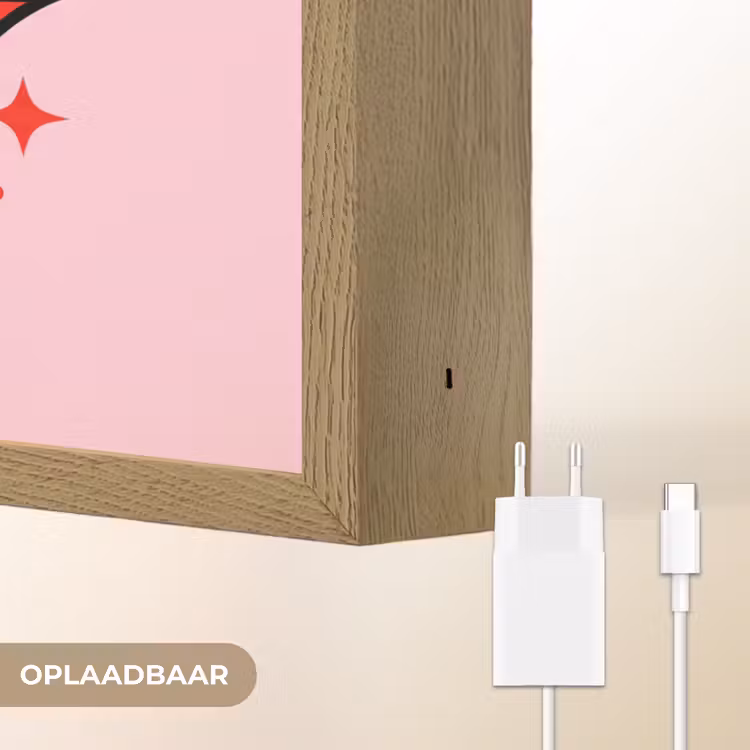 Lightbox - Wandlamp - Lippen - Tong - Pop-art - Kleurrijk - Roze — 7