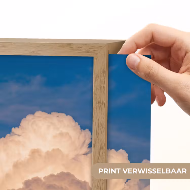Lightbox - Wandlamp - Maan - Wolken - Natuur - Oranje — 5