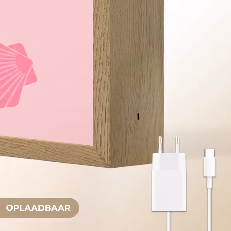 Lightbox - Wandlamp - Schelp - Patroon - Zee - Modern - Roze — 7