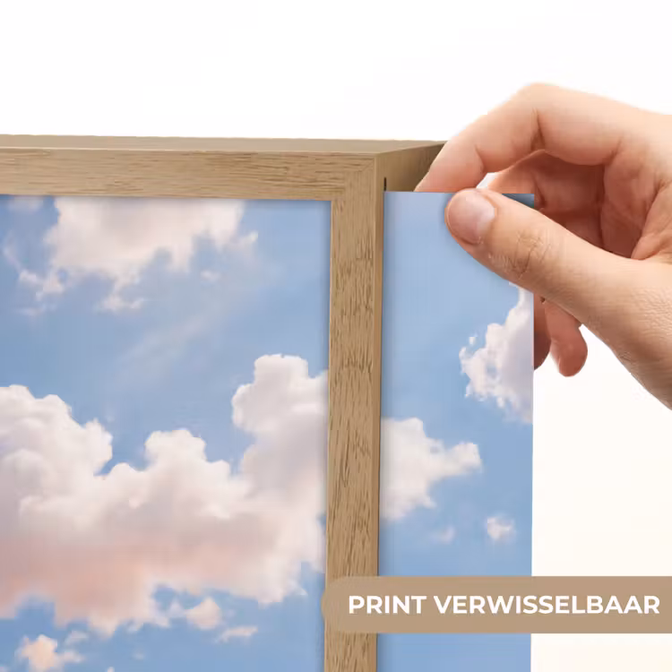 Lightbox - Wandlamp - Wolken - Hemel - Natuur - Licht - Blauw — 5