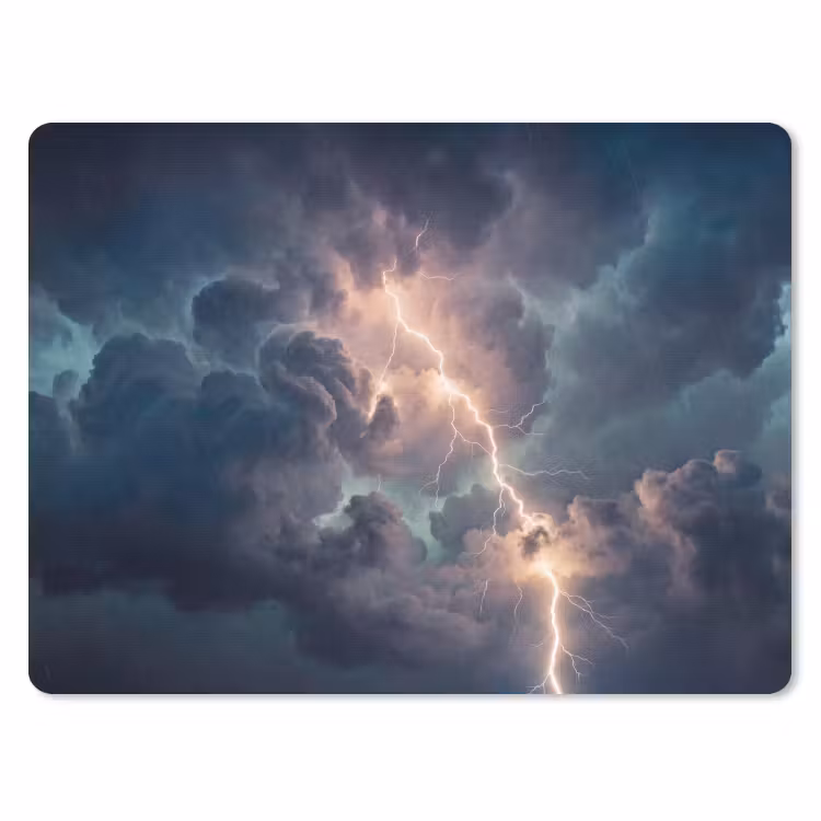 Muismat - Bliksem - Storm - Natuur - Donker — 1