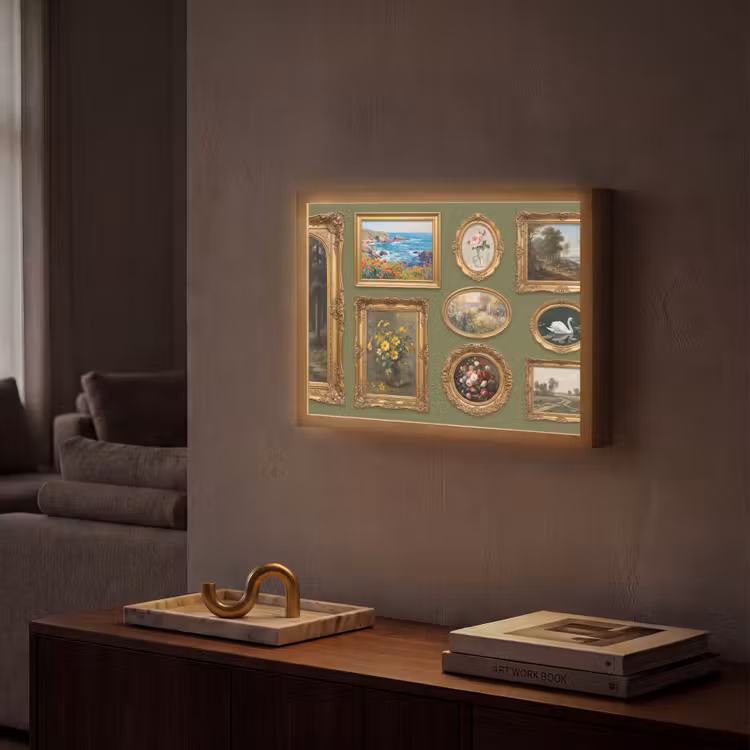Lightbox - Wandlamp - Hert - Bos - Natuur - Klassiek - Dieren — 2