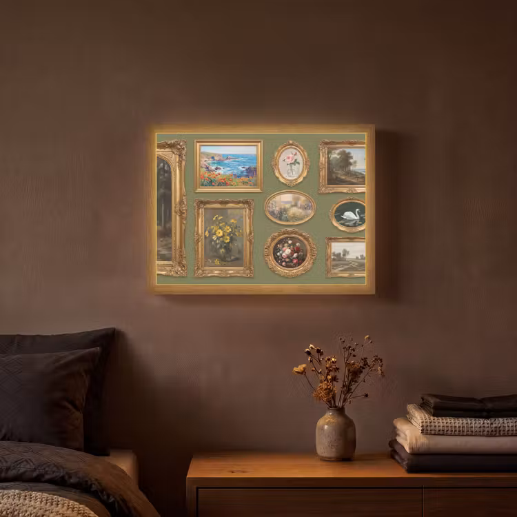 Lightbox - Wandlamp - Hert - Bos - Natuur - Klassiek - Dieren — 3