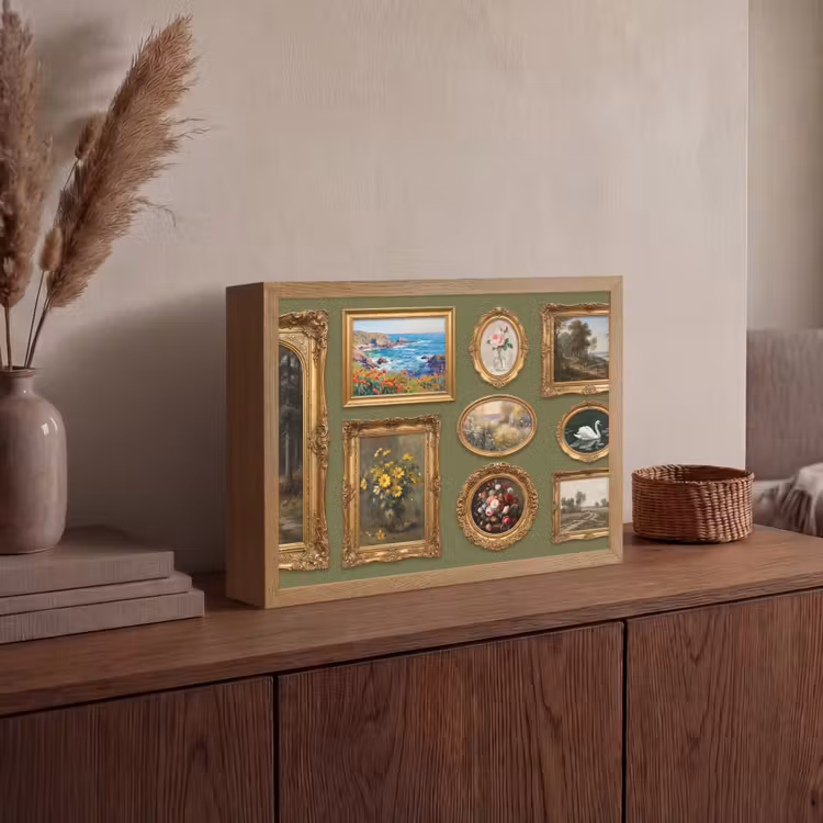 Lightbox - Wandlamp - Hert - Bos - Natuur - Klassiek - Dieren — 4