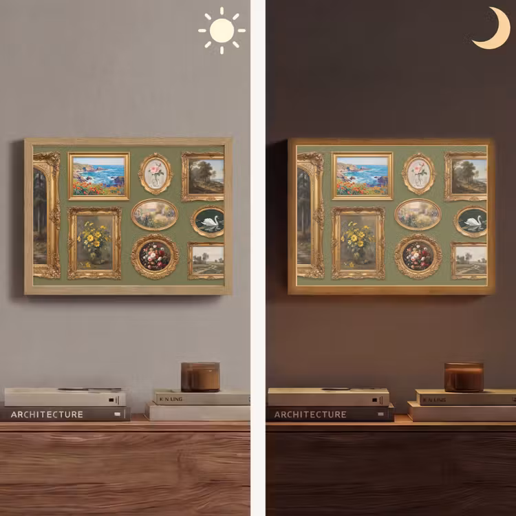 Lightbox - Wandlamp - Hert - Bos - Natuur - Klassiek - Dieren — 6