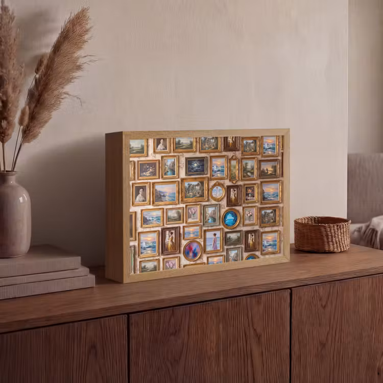 Lightbox - Wandlamp - Interieur - Kunst - Collectie - Klassiek - Goud — 4