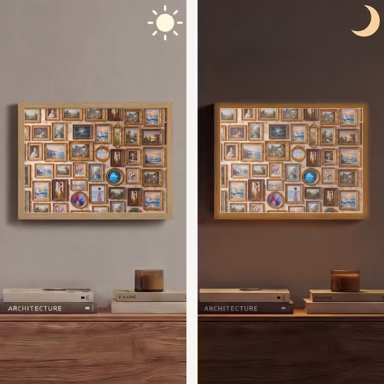 Lightbox - Wandlamp - Interieur - Kunst - Collectie - Klassiek - Goud — 6