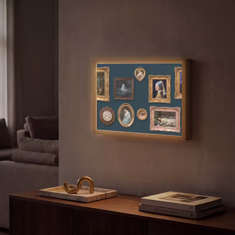 Lightbox - Wandlamp - Kunst - Schilderijen - Decoratie - Klassiek - Groen — 2