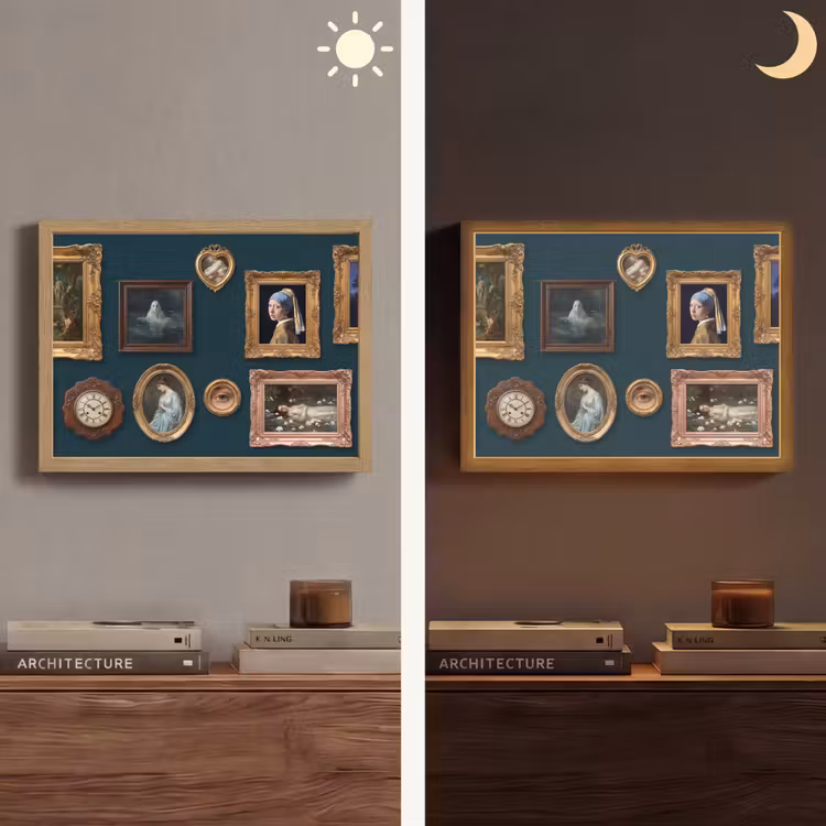 Lightbox - Wandlamp - Kunst - Schilderijen - Decoratie - Klassiek - Groen — 6