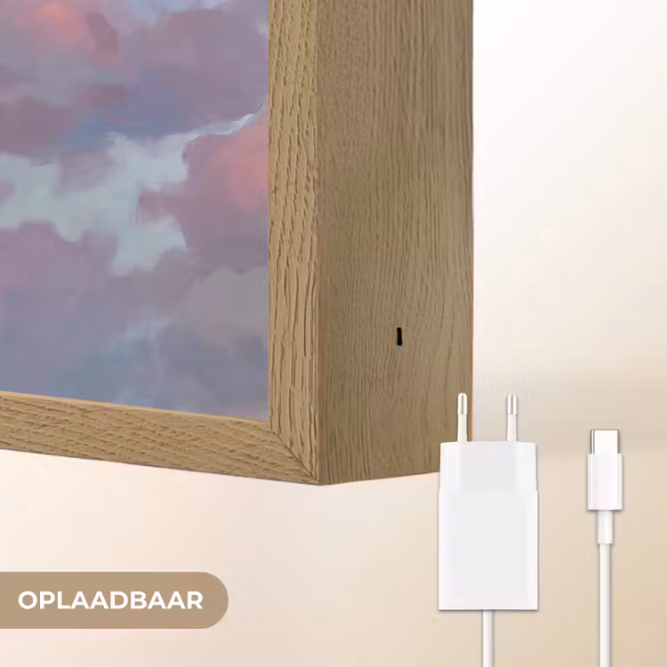 Lightbox - Wandlamp - Wolken - Lucht - Natuur - Abstract - Kleurrijk — 7
