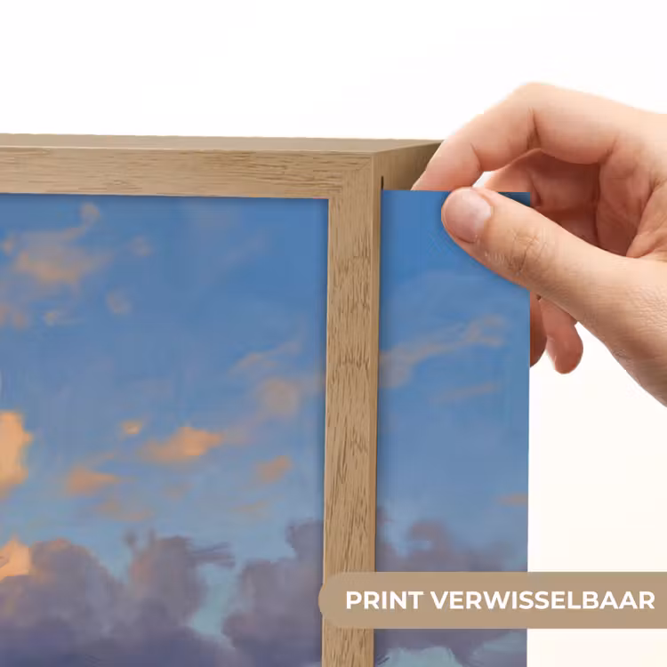 Lightbox - Wandlamp - Lucht - Wolken - Landschap - Modern - Oranje — 5