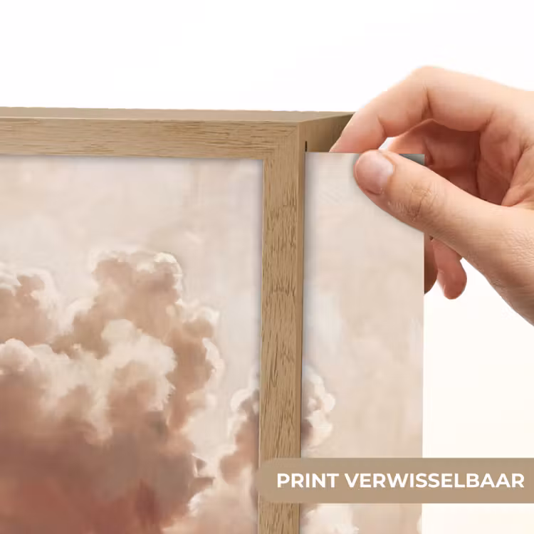 Lightbox - Wandlamp - Wolken - Lucht - Natuur - Modern - Bruin — 5