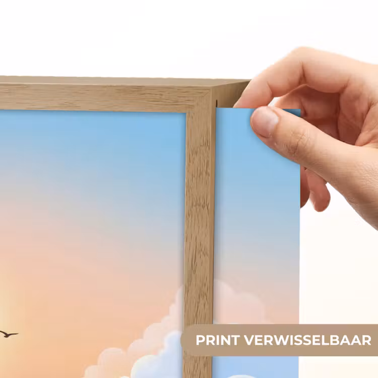 Lightbox - Wandlamp - Zon - Vogels - Lucht - Natuur - Geel — 5