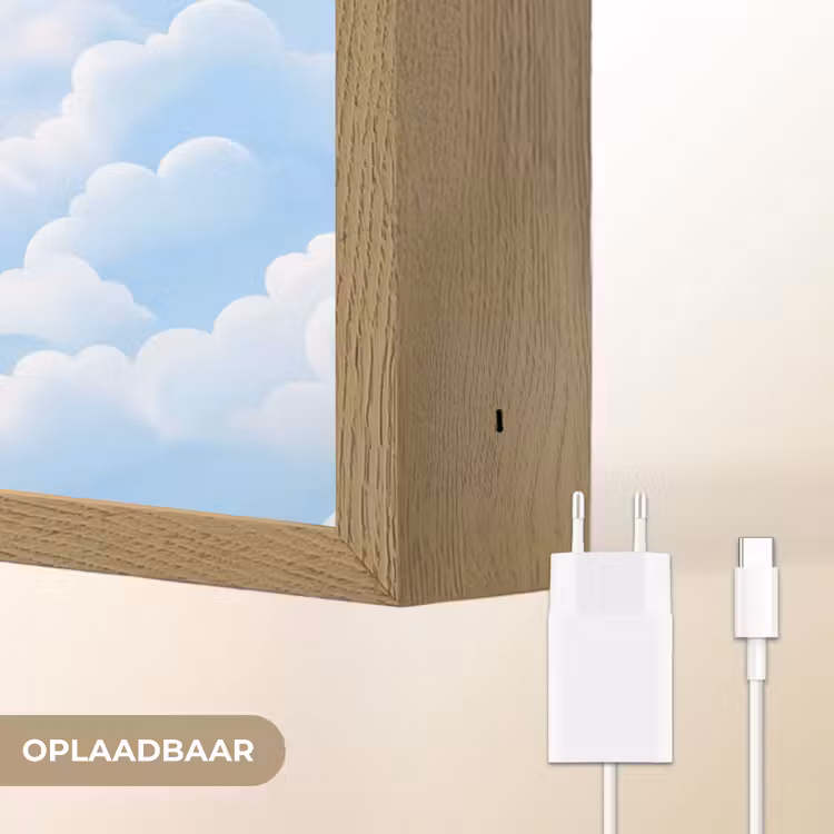 Lightbox - Wandlamp - Zon - Vogels - Lucht - Natuur - Geel — 7