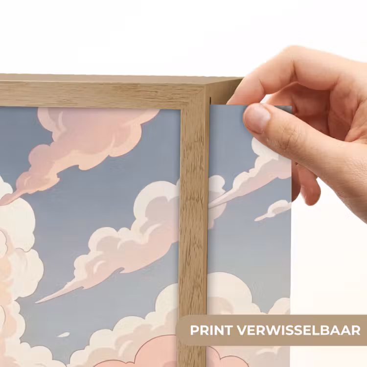 Lightbox - Wandlamp - Wolken - Lucht - Natuur - Pastel - Roze — 5