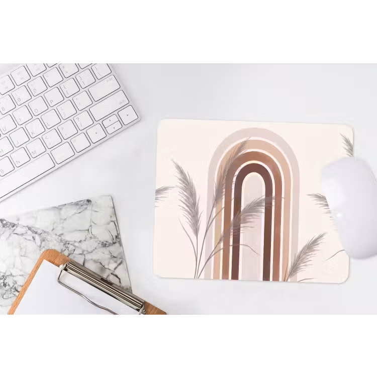 Muismat - Abstract - Bogen - Plant - Boho - Beige — 2