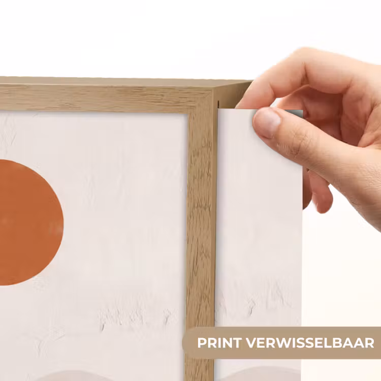 Lightbox - Wandlamp - Landschap - Heuvels - Zon - Abstract - Oranje — 5