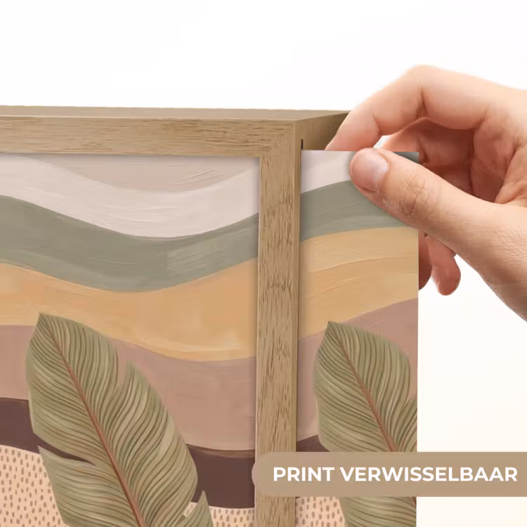 Lightbox - Wandlamp - Natuur - Bladeren - Landschap - Abstract - Aardetinten — 5