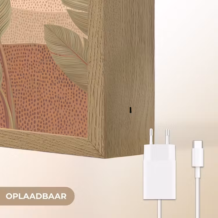 Lightbox - Wandlamp - Natuur - Bladeren - Landschap - Abstract - Aardetinten — 7
