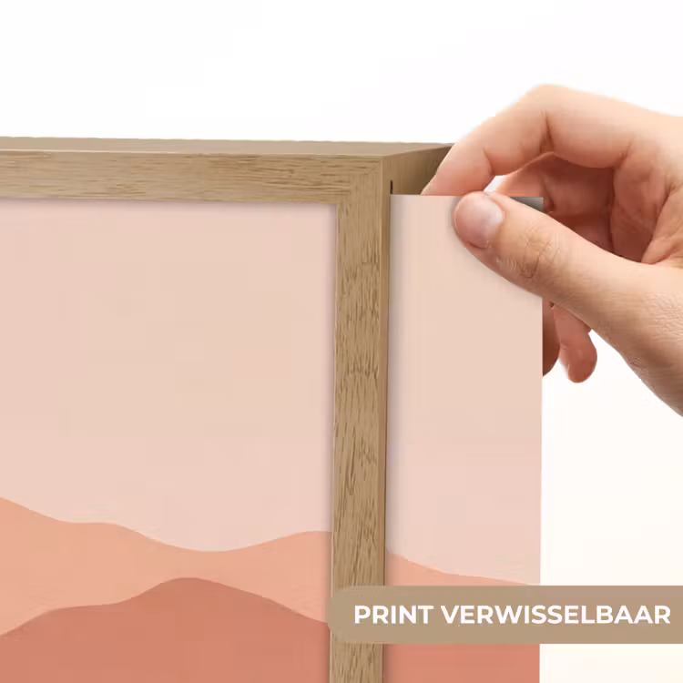 Lightbox - Wandlamp - Natuur - Heuvels - Abstract - Modern - Oranje — 5