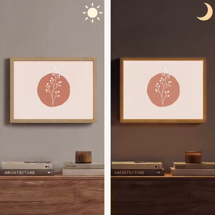Lightbox - Wandlamp - Plant - Tak - Abstract - Modern - Wit — 6