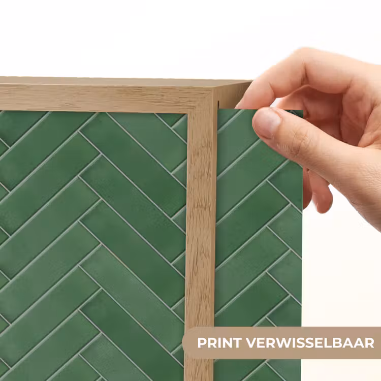 Lightbox - Wandlamp - Visgraat - Wandtegel - Bosgroen — 5