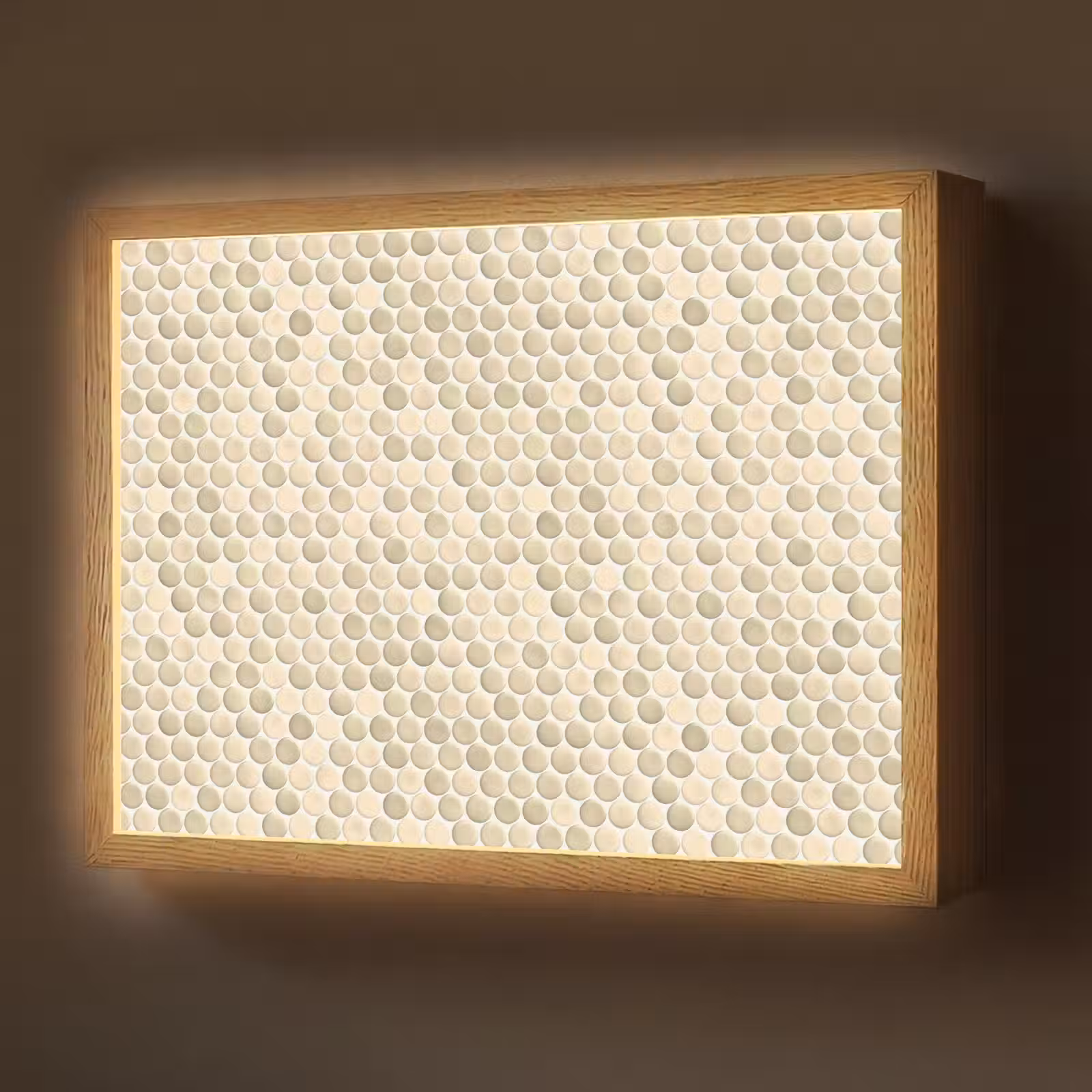 Lightbox - Wandlamp - Penny - Mozaïek - Zand — 1