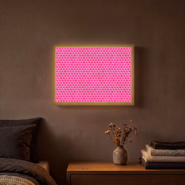 Lightbox - Wandlamp - Penny - Mozaïek - Felroze — 3