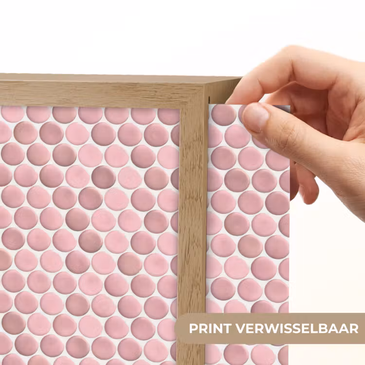 Lightbox - Wandlamp - Penny - Mozaïek - Lichtroze — 5