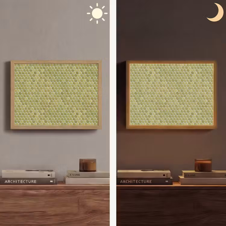 Lightbox - Wandlamp - Penny - Mozaïek - Olijfgroen — 6