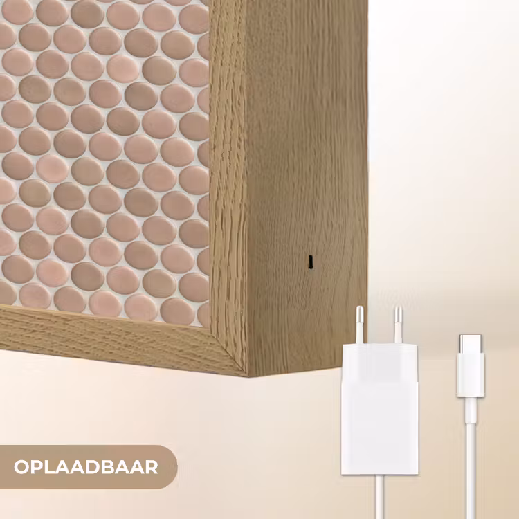 Lightbox - Wandlamp - Penny - Mozaïek - Oudroze - Terracotta — 7