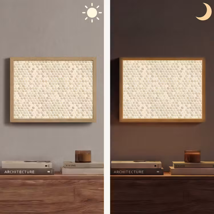 Lightbox - Wandlamp - Penny - Mozaïek - Zand — 6