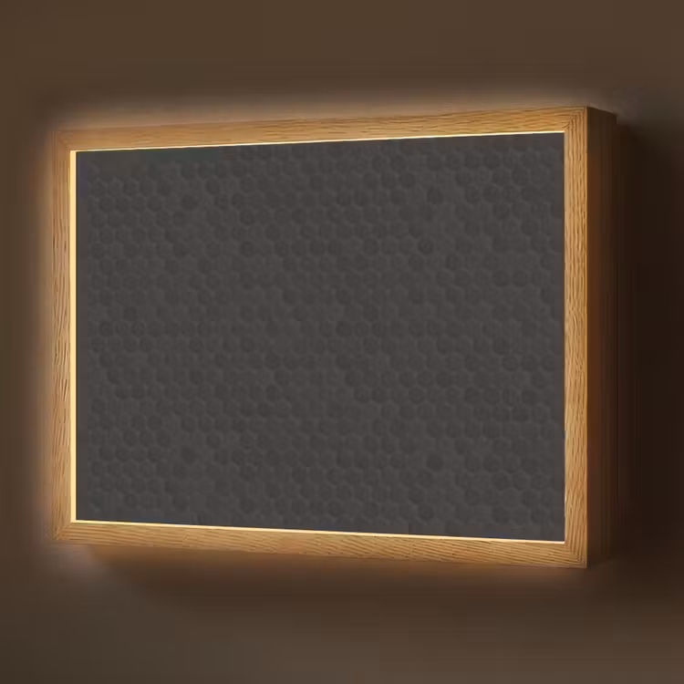 Lightbox - Wandlamp - Penny - Tegel - Mat - Zwart — 1