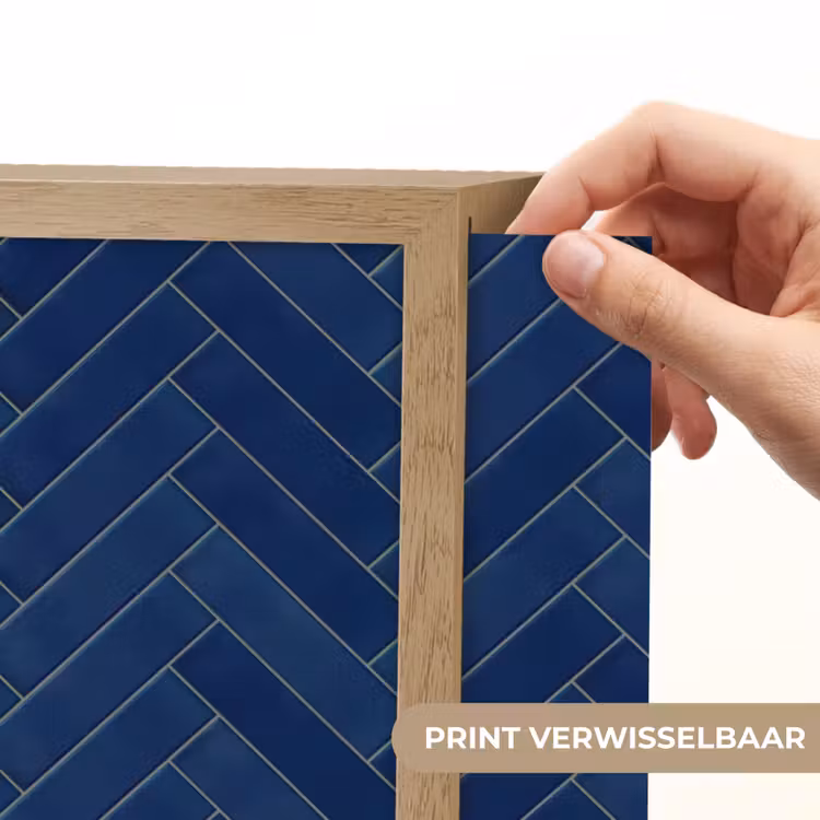 Lightbox - Wandlamp - Visgraat - Wandtegel - Donkerblauw - Navy Blue — 5