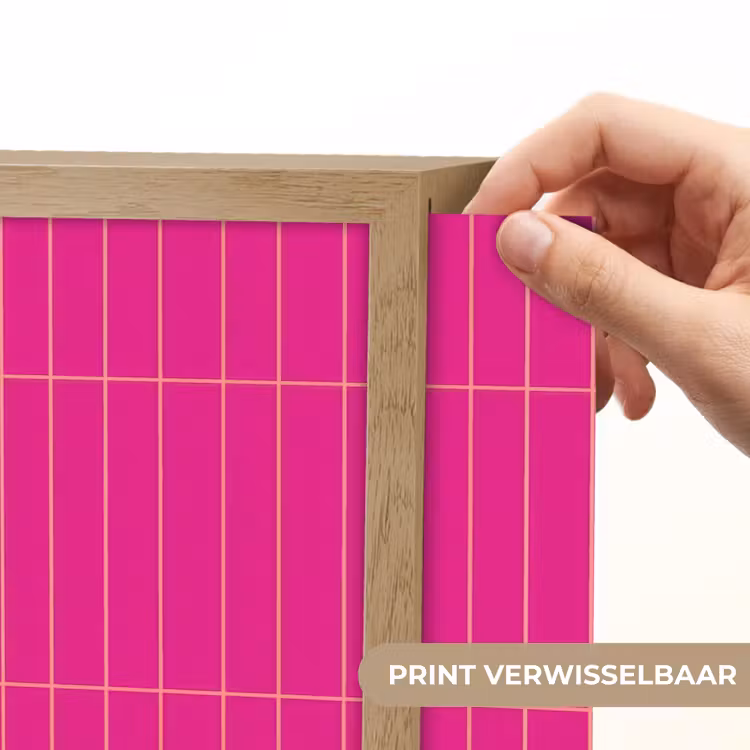Lightbox - Wandlamp - Patroon - Tegel - Magenta - Roze — 5
