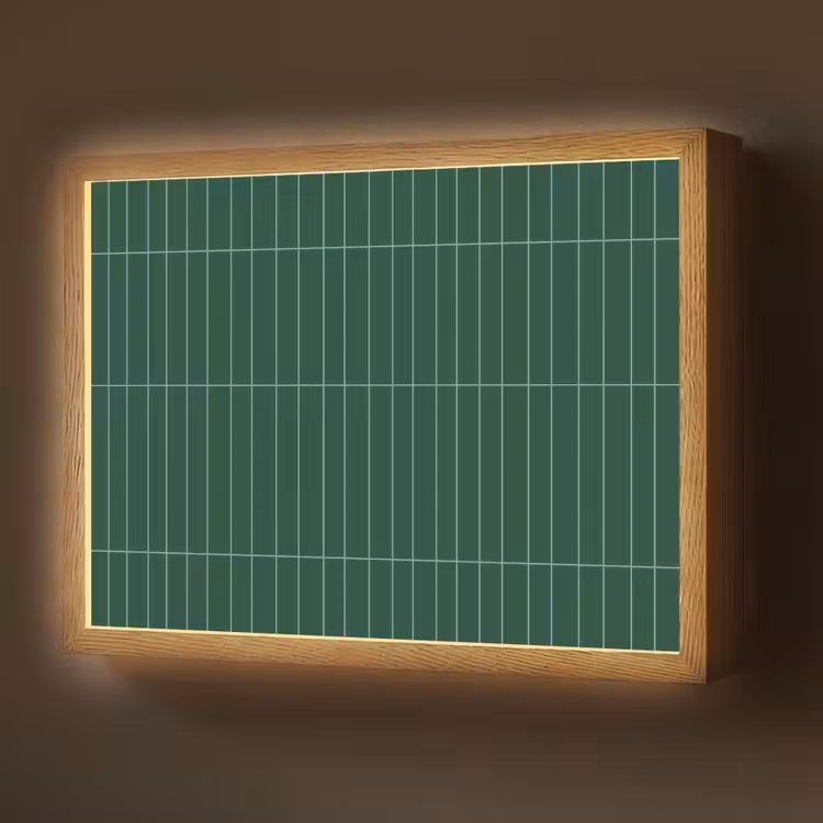 Lightbox - Wandlamp - Patroon - Tegels - Donkergroen — 1