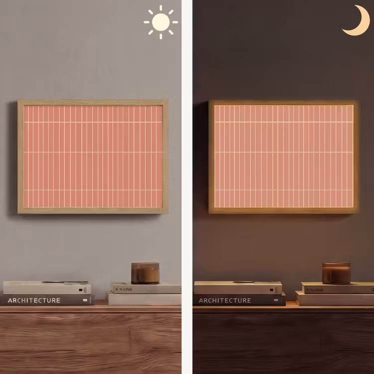 Lightbox - Wandlamp - Patroon - Tegels - Terracotta — 6