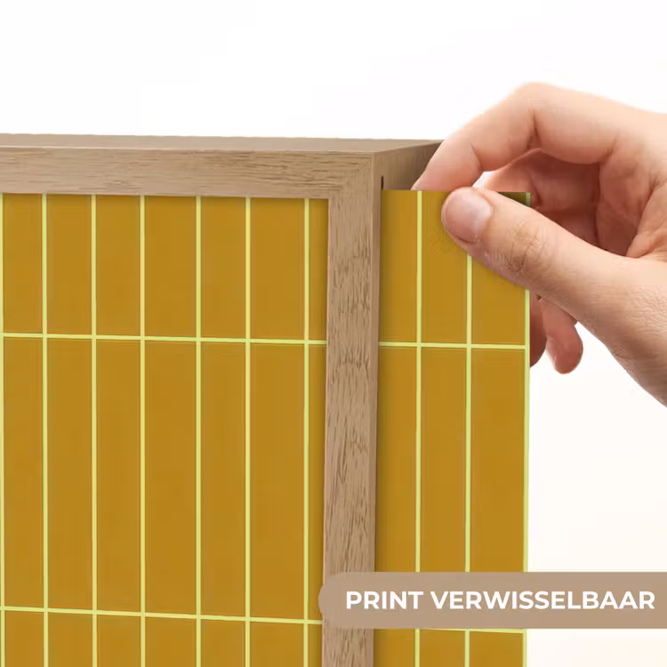 Lightbox - Wandlamp - Tegels - Verticaal - Mosterdgeel — 5