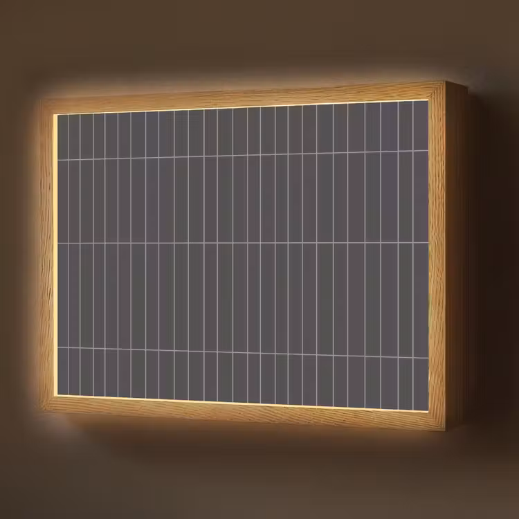 Lightbox - Wandlamp - Verticaal - Wandtegel - Donkergrijs — 1