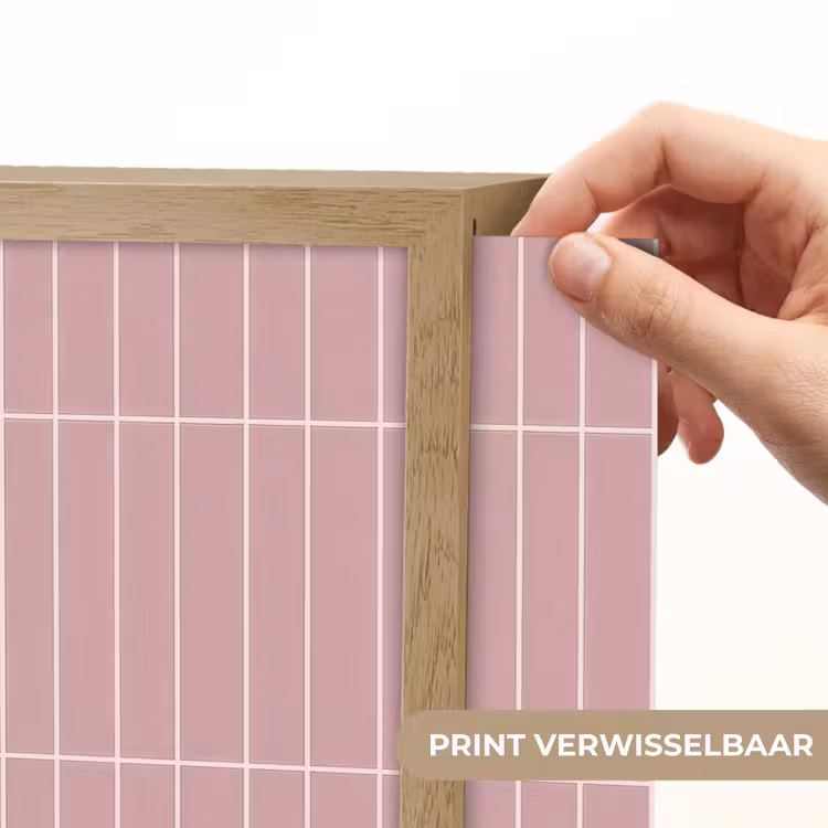 Lightbox - Wandlamp - Verticaal - Wandtegel - Lichtroze — 5