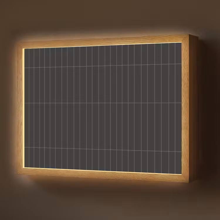 Lightbox - Wandlamp - Verticaal - Wandtegel - Mat - Zwart — 1