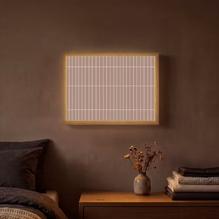Lightbox - Wandlamp - Verticaal - Wandtegel - Terracotta — 3
