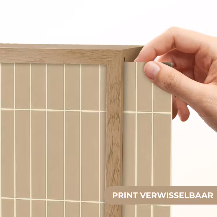 Lightbox - Wandlamp - Verticaal - Wandtegel - Zand - Beige — 5