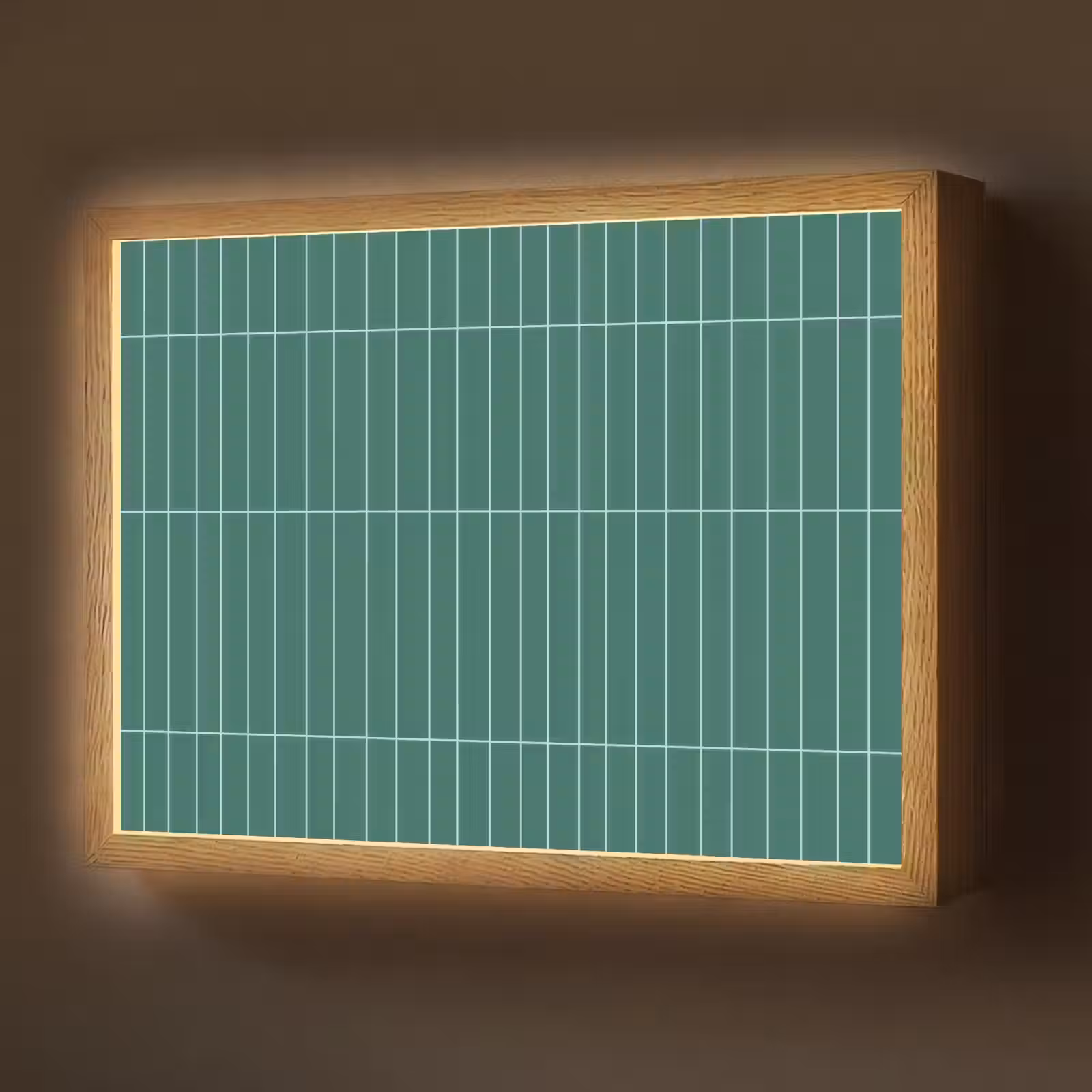 Lightbox - Wandlamp - Patroon - Tegel - Saliegroen — 1