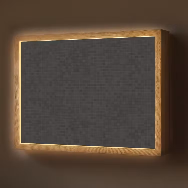 Lightbox - Wandlamp - Mozaïek - Patroon - Antraciet - Zwart — 1