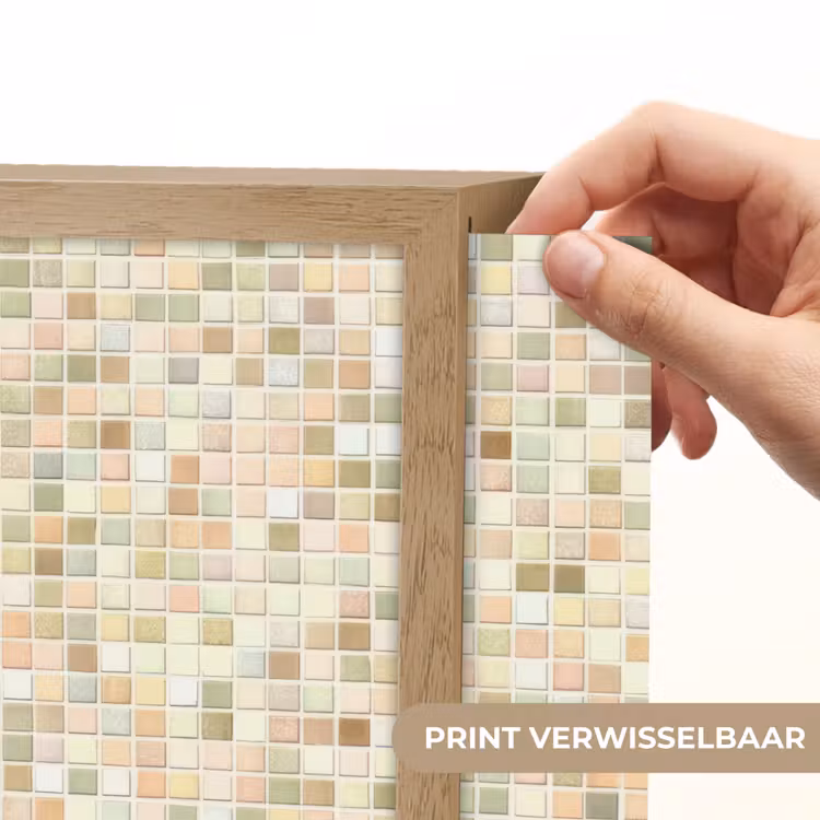 Lightbox - Wandlamp - Mozaïek - Patroon - Beige — 5